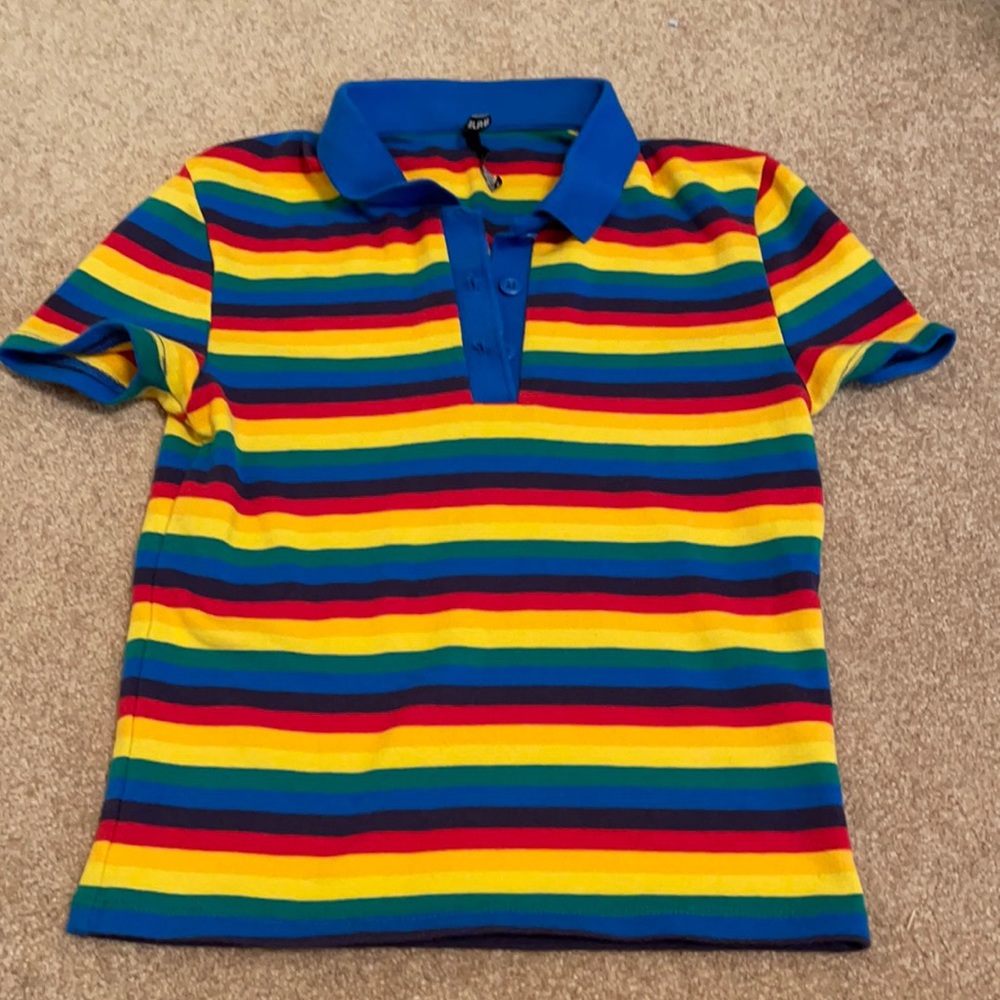 Rainbow top from Zumiez